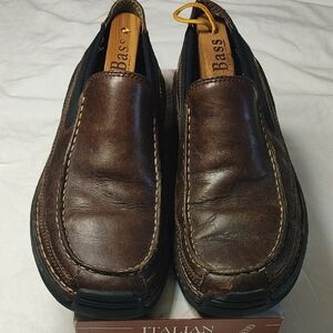 Timberland Men's Dark Brown Leather Loafers